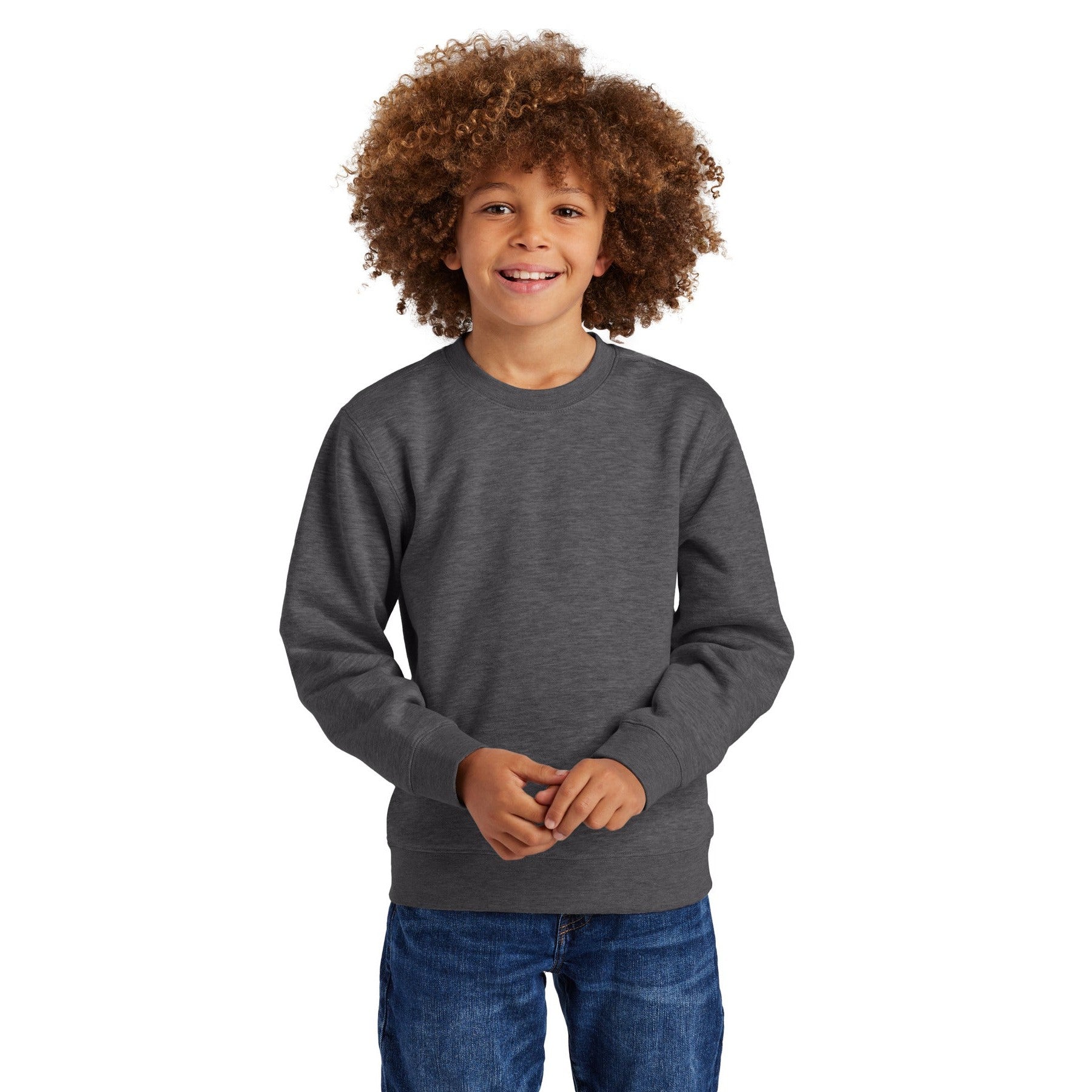 District-District® Youth V.I.T.™ Fleece Crew DT6104Y-MedTech-5
